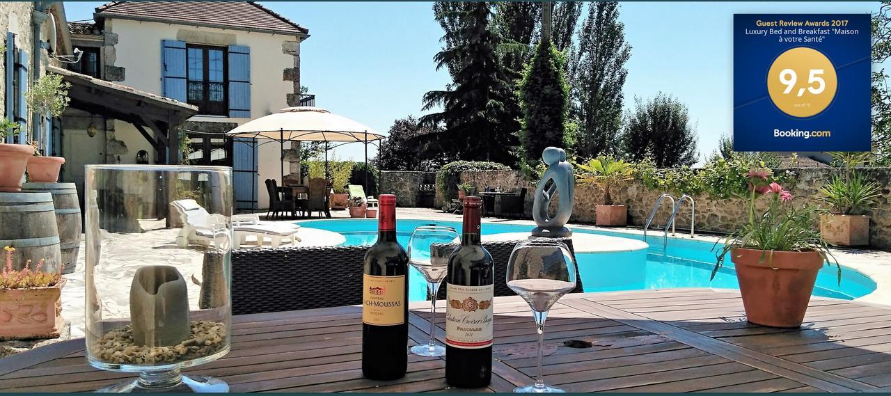 Luxury B&B Maison A Votre Sante, In Bordeaux Wine Region Savignac-de-Duras Exteriér fotografie